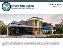 Tablet Screenshot of downrivermedicalassociates.com